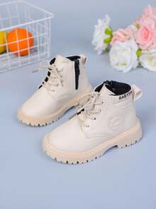 1 双儿童靴子，男童女童踝靴，新款春秋