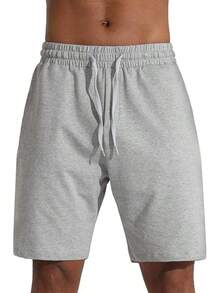 VN-Men's Plus Size ShortsVN-Men's Plus Size Shortsn's Lounge Shorts With P Poets Loose-Fit Jeey Shorts Running,Workout,Tining, Basketbashorts Menshorts Men - 605 灰色 - 查看 4