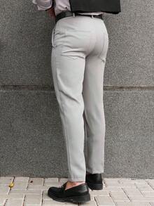 Dennis Beumont Milano Tailored Trousers - 銀色 - 查看 7