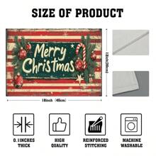 4/6 Stücke Weihnachtsbaum Tischsets, mit roten, weißen und karierten Mustern, robustes Material, geeignet für Küche, Esszimmer, Innen-/Außen Feiertagsdekoration, Thanksgiving und Weihnachten