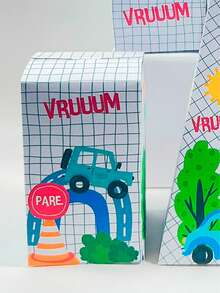 20 CARS Boxes – Party Favors For Children's Parties – WITHOUT PERSONALIZATION | Grab And Assemble - 彩色 - 查看 6