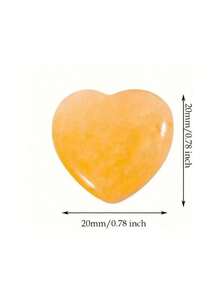 Multi-Color Heart-Shaped Crystal, Exciting Heart-Shaped Crystal, Ideal Spiritual Energy Balance For Love Gemstones, Meditation, Perfect Gift, DIY Jewelry Decoration(Random Color)