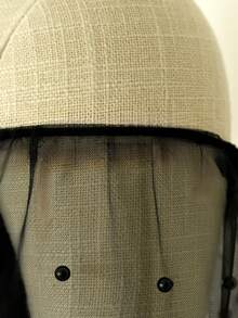 1对长款珍珠袖口，透明串珠可拆卸新娘袖套，优雅适合派对、婚礼、宴会等场合，仅限手洗，大码 - 黑色 - 查看 8