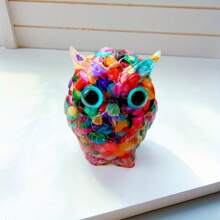 1pc Crystal Drops Make Owl Products, Crystal Upholstery, Crystal Owl Indoor Ornament Gift, Crystal Owl Statue Crafts
