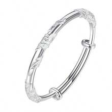 Uma elegante pulseira floral de prata 925, adequada para mulheres, estilo vintage, escolha ideal para trajes casuais e férias, presente perfeito para o Dia dos Namorados