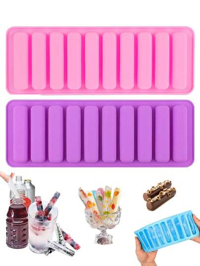 Rektangulära chokladkakor, isbitar, geléformar, cylindriska silikongodisformar, bröllop, fest, högtidsformar för tårtdekoration