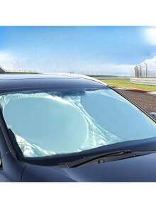 Easypie Selection 1 件装汽车挡风玻璃遮阳板 - 防紫外线和隔热，可折叠遮阳板，冷却内饰和仪表盘，通用型夏季必备品​​