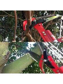 dia dos paisSaw High Branch Pruner 2-In-1 Scissors Saw And Pruner - Vermelho e Branco - Visão 7