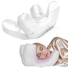 Anti-Wrinkle Face Pillow For Side And Back Sleepers, Beauty Facial Support Pillow To Reduce Sleep Lines And Prevent Aging - trắng - Xem 1