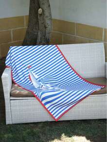 Microfiber Beach Towel – 75x150 Cm – Lightweight, Absorbent & Quick-Drying Summer Towel – Made In Turkey - Apricot - View 2