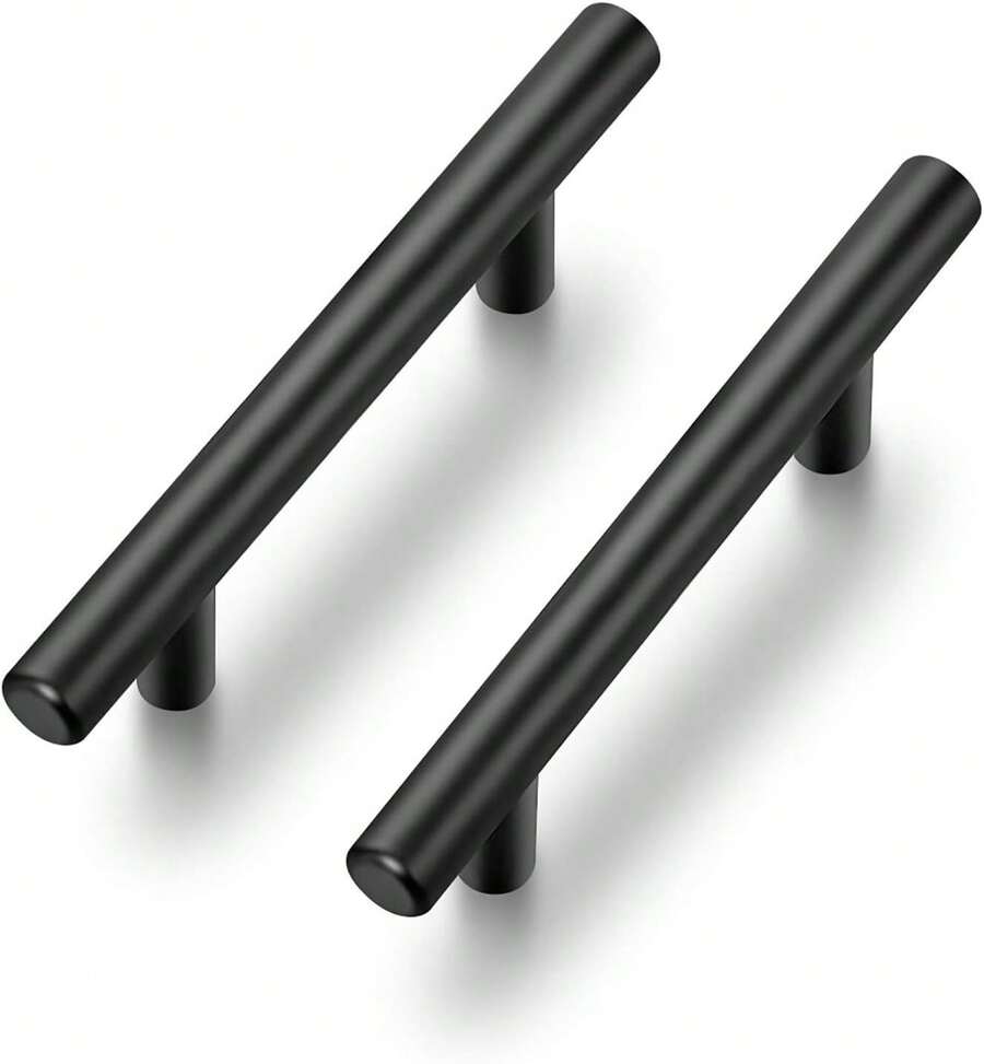 Ravinte 2 Pack 5'' Cabinet Pulls Matte Black Stainless Steel Kitchen Drawer Pulls Cabinet Handles 5"Length, 3" Hole Center - Brushed Nickel - View 1