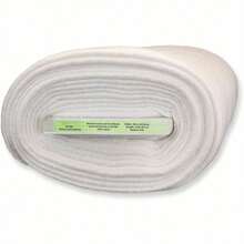 96" X 9-Yard White Cotton Quilt Batting - Bulk Bleached Cotton Batting For Quilting & Sewing Projects - D - View 2