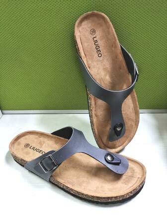 Unisex Zehentrenner, Slide, minimalistische Urlaubs-Strandspaziergang-Flip-Flops, bequeme Outdoor-Sandalen mit weicher Sohle