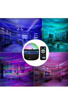 LED Northern Lights Galaxy Projection Lamp Aurora Star Projector Night Light - Multicolor - View 2