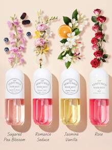 Rose Enchanting Hair Fragrance Mist- Long-Lasting, Non-Greasy, Moisturizes, Refreshing, And Seductive Warm Floral Scent For Women - Perfect Dating, Party, And Daily Life Gift Idea For Her