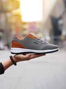 2025 Men's Slip-Resistant, Durable Flat Shoes, Suitable For Party, Vacation, Commuting, Outdoor, Shopping, Daily Wear, Work, Fashionable Casual Sports Sneakers For Walking, Running