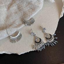 Teen Earrings - A2266 Silver - View 3