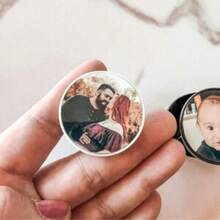 Personalized Phone Grip | Photo Phone Grip | Phone Grip Holder | Custom Photo Phone Grip - Black - View 6