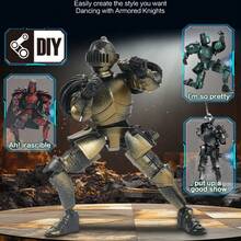 Multi-Jointed Posable Figurine, Medieval Knight Dual-Mode Armor Action Figure Model Toy, Suitable For Gamers. An Excellent Choice For Home, Office Decor, And Holiday Gifts. - Multicolor - View 5