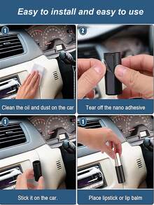 1 件直立汽车唇膏架，闪亮绝缘唇膏架，女士汽车内饰水钻配件，适合大多数车辆 - 均碼 - 查看 9