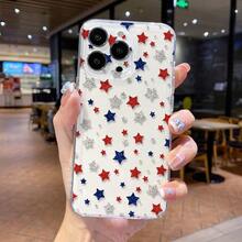 Independence Day Pentagram Transparent Anti-Drop For Apple  16 15 14 13 12 Pro Max 16 15 14Plus 11 X/Xsmax Phone Case Tpu Soft For  S21 S22 S23 S24 S25 Ultra/Edge/Plus/+ A13 A14 A15 A23 A25 A35 A53 A54 A55 A73 NOTE 10/20 - 透明的 - 查看 2