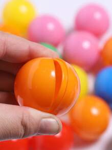 20pcs /50pcs Small Size Surprise Party Lottery Balls Size 3cm/1.18in - Plastic Mystery Prize Capsules For Birthday, Wedding & Game Drawings, Random Mixed Colors