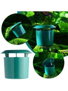 高品质蜗牛捕捉盒，可重复使用，适用于庭院和农场的蝴蝶陷阱、蛞蝓和园艺害虫陷阱，耐用的塑料设计可保护蔬菜和花卉，适合庭院、花园和农田户外使用