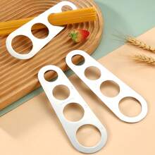 1pc Stainless Steel Pasta Measure Tool - Spaghetti Measuring Rack For 1-4 Servings, Macaroni & Noodles Portion Control, Kitchen Baking Utensil, Cooking Gadget
