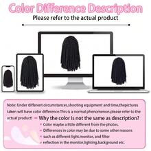 1-6 Packs Spring Twist Braiding Hair Spring Twists Bomb Twist Hair Synthetic Fiber Fluffy Twist Crochet Braids Low Temperature Fiber Crochet Hair For Women Braiding Hair - Multicolor - View 9