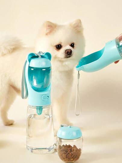 PETSIN 1 pieza Botella portátil para mascotas para perros y gatos para salidas al aire libre