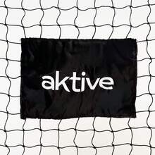 Aktive Portería de fútbol portátil de acero desmontable, medidas 300x120x200 cm, fácil de montar, ligera, con red de poliéster y 7 piquetas incluidas. Ideal para entrenamientos y partidos en jardín o parque ✅ Entrega 24/48h a España (península) - Negro - Ver 6