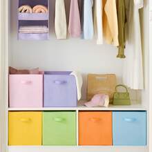 GRANNY SAYS Fabric Storage Cubes, Set Of 6 Cube Storage Boxes 33x33x33, Square Storage Baskets For Kallax Shelves, Collapsible Storage Cube Boxes, Cube Storage Unit Boxes For Organising - Light Multi-color - View 4