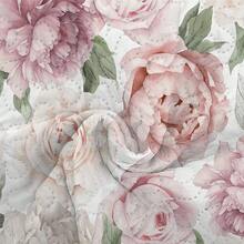 2/3 Pcs Pink Peony Flowers Printed Summer Quilt Set, 100% Microfiber Lightweight Breathable Easy Care Summer Bedding Set, Queen/King Size Bedspread  Set, Coverlet For All Seasons, Beautiful Room Decor - 粉紅色牡丹花 - 查看 7