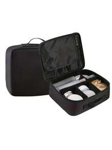 1pc Makeup Case Professional Beauty Brush Women Cosmetic Suitcase Waterproof Make Up Organizer Travel Storage Box For Manicure, Makeup Case Professional Beauty Brush Women Cosmetic Suitcase Waterproof Make Up Organizer Travel Storage Box For Manicure, Travel Makeup Case, Large Capacity Makeup Case Organiser Portable Travel Makeup Bag With Adjustable Dividers And Girls Bag, Christmas Gifts, Pouch, Travel, Pouch, Clutch / Small Handbag, Makeup Organizer, Pouch, Brush Holder, Mini Pouch, Large Capacity Pouch