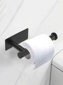 1pc Gold Toilet Paper Holder Bathroom Tissue Storage Rack Stainless Steel Paper Towel Hanger