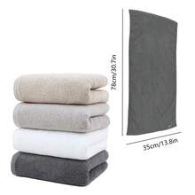 4-Piece Premium Cotton Towel Set (14x31 Inch) - Ultra Soft, Absorbent Face Cloths, Body Washcloths, Quick-Drying Bath Towels For Face, Body, Bathroom, Travel, Hotel, Gym, Spa - Multicolor - View 6