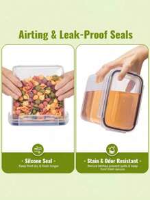 42pcs Airtight Food Storage Containers Set With Lids - Perfect For Kitchen Pantry Organization And Storage Of Cereal, Rice, Pasta, Tea, Nuts, And Coffee Beans - Dishwasher With Labels And Markers Included