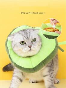 PETSIN 1pc Adjustable Cat Collar Cat Soft Collar Anti Licking Bite Cat Elizabethan Collar