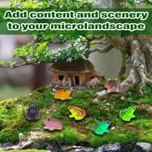 1/10/20/30Pcs Miniature Frog Figurines Luminous Mini Resin Frog Mini Frog Figures Frog Model Garden Decor DIY Terrarium Crafts Ornament Accessories For Moss Landscape Decoration(Random Color),Frog,Frogs,Mini Figures