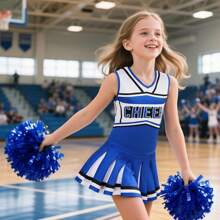 Cheerleader Costume For Girls Cheerleading Outfit For Halloween Cheerleader Gifts 3-10 Years