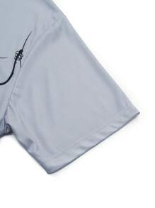 Fisching T-Shirt mit kurzen Ärmeln, Herren Anglerbekleidung, UPF 50 Sommersonnenschutz, Outdoor Sport Fisching Hemden