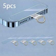 Transparent TPU Phone Case With Card Holder, Minimalist & Practical Accessories