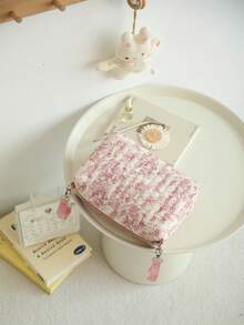 花卉化妆包，带两个婴儿车肩带的旅行化妆包，女士大容量洗漱包，轻便旅行收纳包，旅行必需品度假暑假返校学校用品包，女士旅行包，旅行用品化妆包