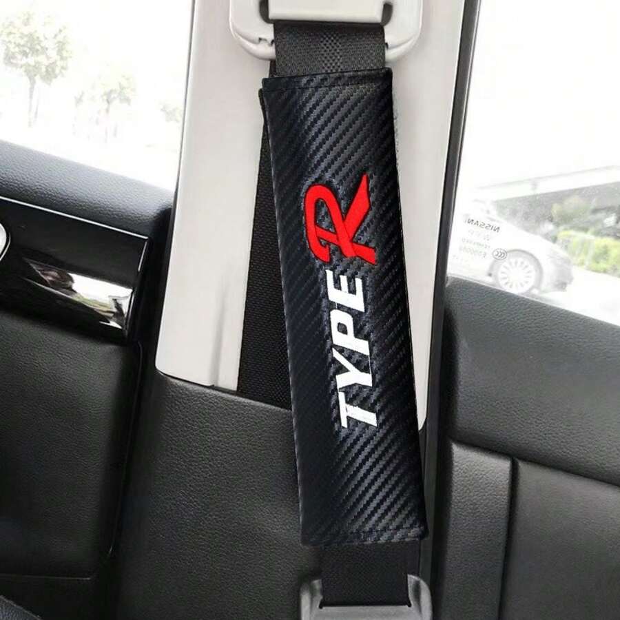 2pcs 23x6cm護肩套汽車安帶防磨脖子防磨衣柔軟絨布 四季通用護肩