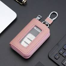 Monedero de llave con cerradura amortiguadora de golpes - Llavero portátil y ligero con función de control remoto, regalo para mujeres, hombres, Halloween, Día del Maestro, pequeños regalos, llavero para llaves, llavero para mujeres, portallaves para hombres, mini billetera