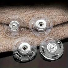 10pcs/20pcs Knitted Garment Invisible Snap Fasteners, For Knitted Sweaters/Jackets Sewing DIY Accessories - Clear - View 7