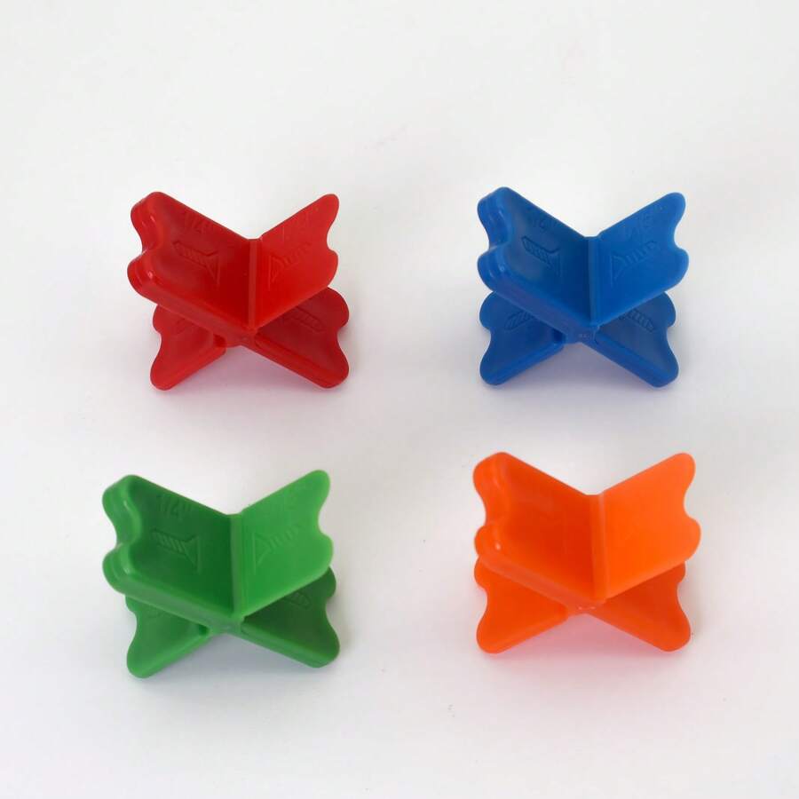 4pcs Deck Spacer Tool, Creative New Deck Floor Installation Gaps Placemat, 4 Thickness Options For Deck Floor Gap Strips, 4 Colors Available