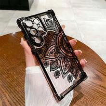 Funda de teléfono Y2K Totem Flower para S25/S24/S23 FE Ultra Plus 4G/5G, a prueba de golpes, transparente, de gel suave y protectora - Colores mixtos - Ver 3