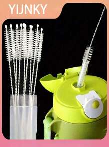 Cup Straw Cleaning Brush, Reusable Straw Cleaner Fits 40/30/20 Oz Tumblers, 10mm Diameter Pipe Cleaner Suitable For Water Bottles And Straws, For Outdoor, Camping