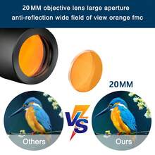 10km Range 80x80 HD Tactical Binoculars - Military-Grade Zoom Optics For Hunting & Camping (Fog Proof/Waterproof) - Black - View 6